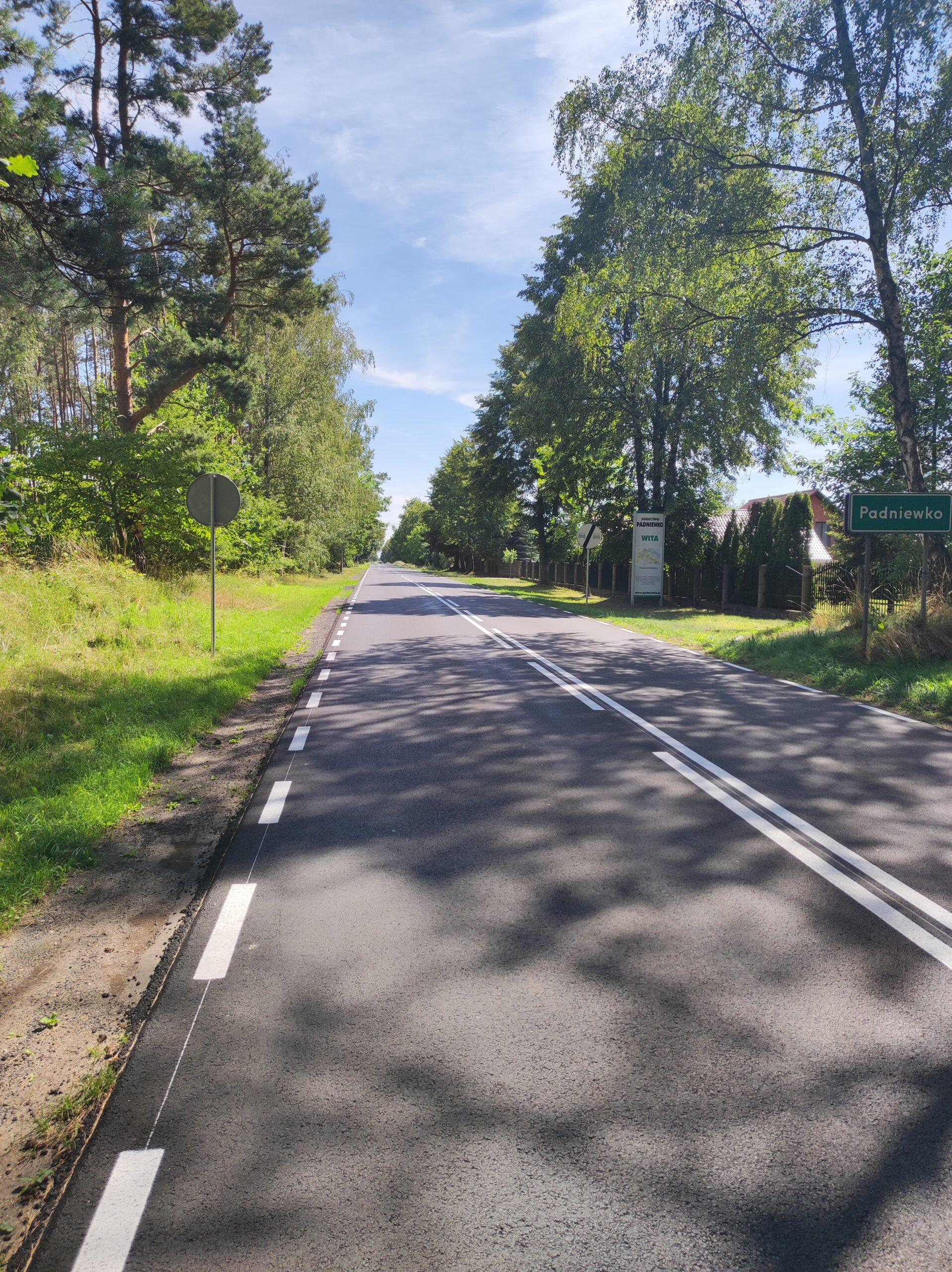 Remont drogi powiatowej nr 2408C Niestronno – Mogilno na odcinku od Wieńca do Padniewka od km 4+400 do km 7+470 na długości 3+070