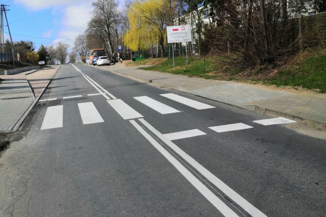 Remont chodnika na skrzyżowaniu dróg powiatowych nr 2433C Żabienko- Gębice 